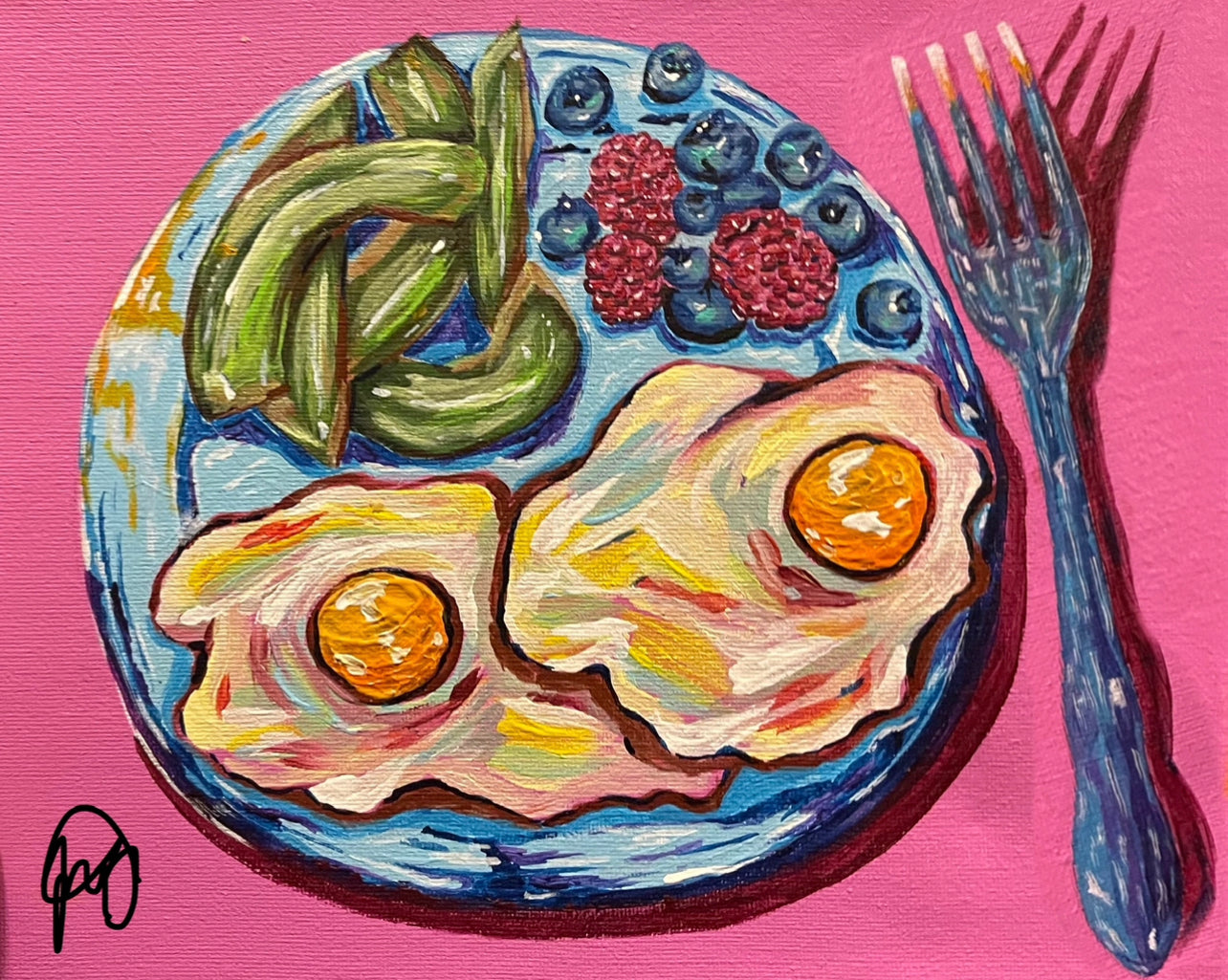 Breakfast Original Artwork