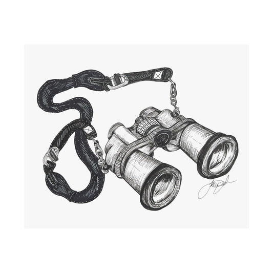 inktober day 5: binoculars Print