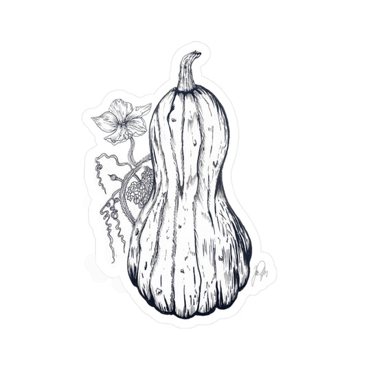 Cucurbita moschata Kiss-Cut Sticker